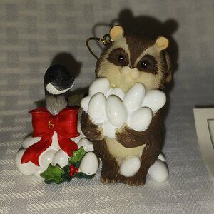 Six Geese-A-Laying Charming Tails Christmas Ornament by Fitz and Floyd